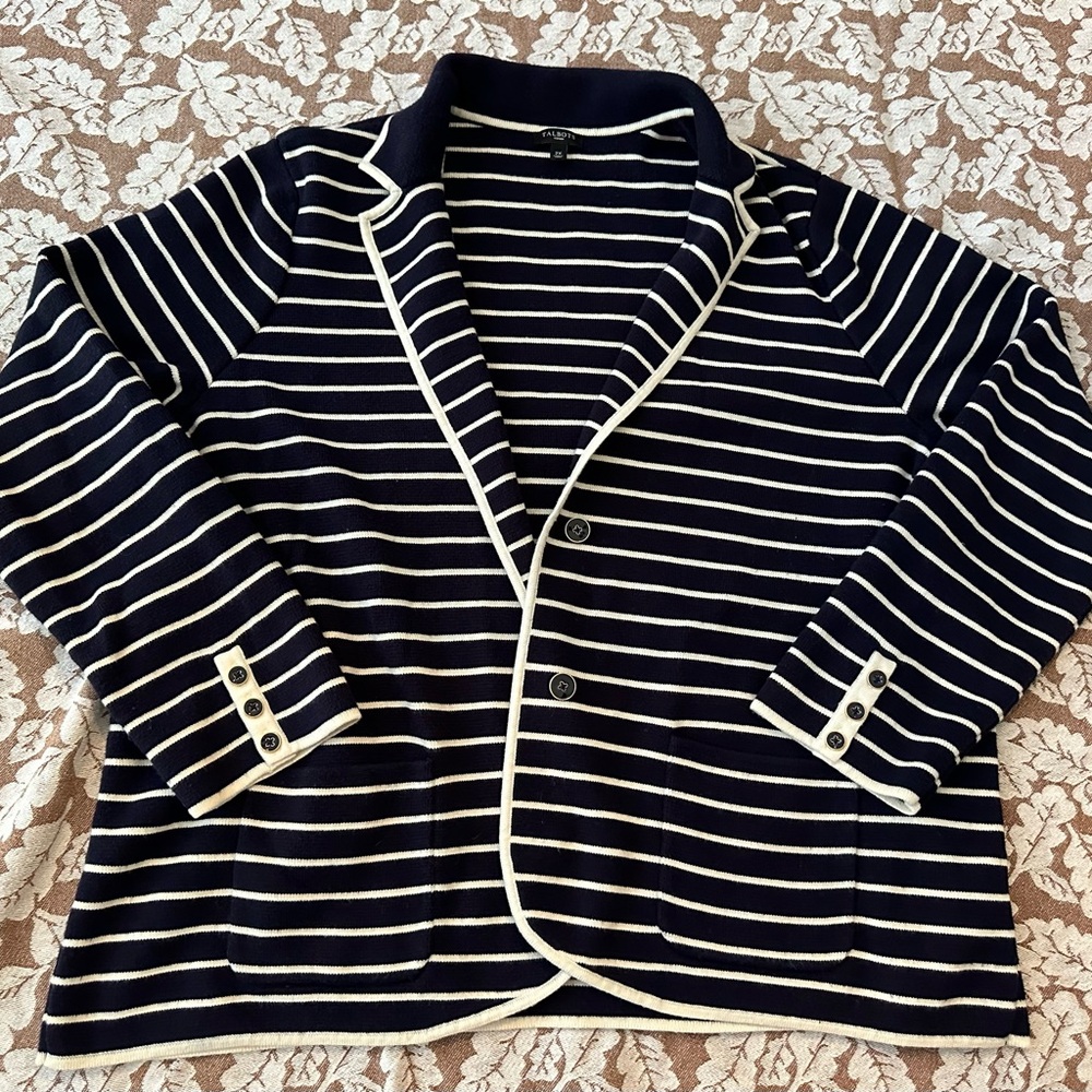 Talbots Sweater Blazer Suit Jacket